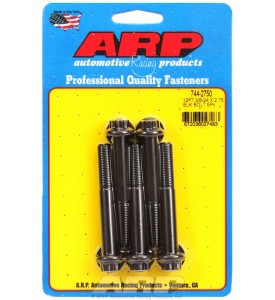 ARP Hardware - 3/8-24 x 2.750 12pt 7/16 wrenching black oxide bolts