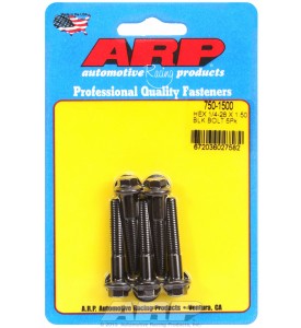 ARP Hardware - 1/4-28 x 1.500 hex black oxide bolts