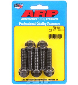 ARP Hardware - 7/16-20 x 1.500 hex black oxide bolts