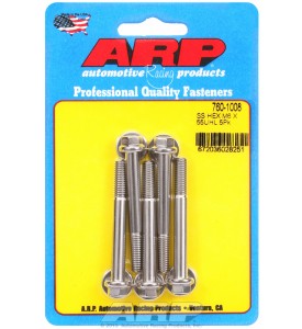 ARP Hardware - M6 x 1.00 x 55 hex SS bolts