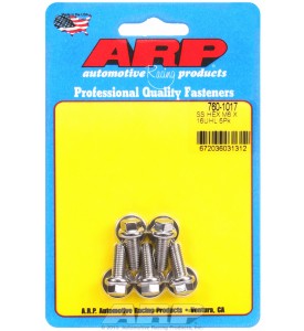 ARP Hardware - M6 x 1.00 x 16 hex SS bolts