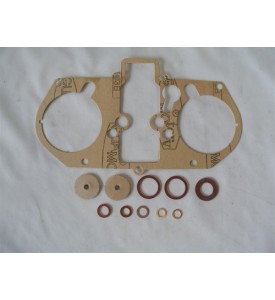 GASKET KIT, Italian w/leather seals, 48-IDA