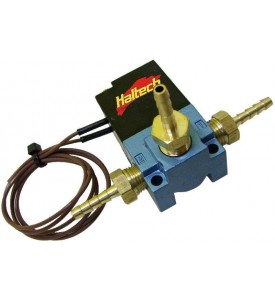 CO2 Boost Control Dual Solenoid & Pressure Sensor Kit   Includes two 3 Port 1/8th NPT- 33Hz, solenoids, 150 PSI "TI" Wastegate Pressure Sensor 1/8 NPT with -4 AN adaptor and 1/8th "T" Fitting.