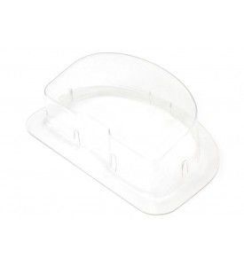 IQ3 Dash Clear plastic cover with mounting flange - Great for Boats, Bikes and Off-road Buggies etc