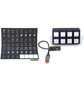 SMARTWIRE SWITCH KEYPAD 8 (2x4) Kit -  allows user input for eight functions. Its clean look and soft-touch buttons blend with any interior and provides a clean, finished appearance.