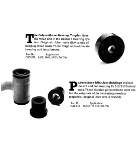 Polyurethane steering coupler