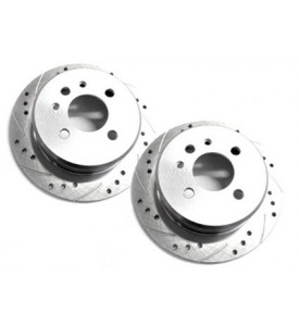 Cross Drilled Rear Brake Rotors for E28 and E24