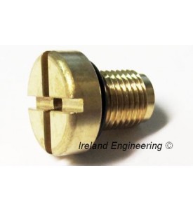 Brass Bleeder Screw with O-Ring