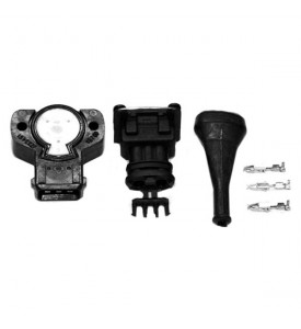 Haltech Throttle Position Sensor -Black CCW Rotation 8mm D-Shaft (inc plug and pins)*Most Common Type*