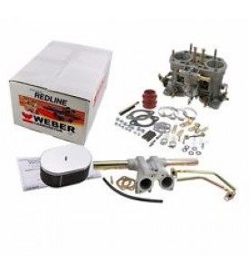 MANIFOLD KIT THROTTLE BODY w/plenum, Frd 302 50-IDA, linkage, stacks, regulator