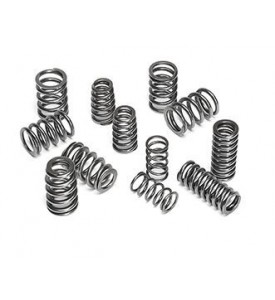 Dual valve spring 27.50/20/15.20mm, CB:20.7 mm/ 77lbs@35.60mm / 210 lbs@ 11 mm lift/ Chrome Silicon./ Max Lift 12.50mm