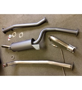 3 Piece Starion Exhaust System with HKS Cat Back Exhaust 