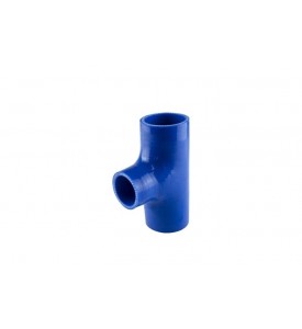 Hose Tee 2.00" ID 1.5" spout - Blue
