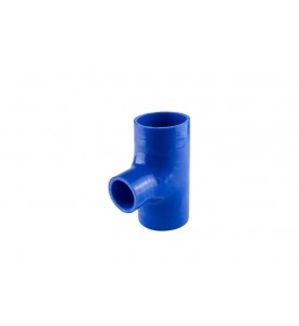 Hose Tee 2.50" ID 1.5" spout - Blue