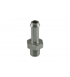 Clear, 8mm / 5/16" Hose End to 1/8 NPT Male Straight