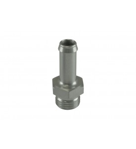 Clear, 10mm / 3/8" Hose End to -6 AN ORB Male Straight