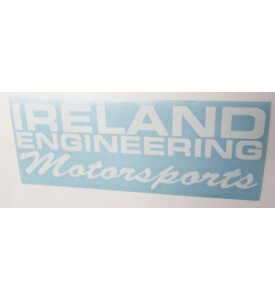 Ireland Engineering Window Decal - 9"x3"