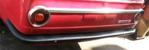 Rear Fiberglass Bumper for 2002