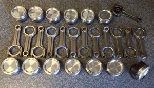 1GZ-FE V12 JE 2618 Piston set with Permanent Skirt Coating