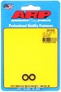 ARP Hardware - 1/4 ID .440 OD no chamfer black washers
