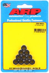 ARP Hardware - 1/4-28 hex nut kit