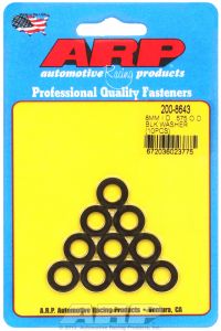 ARP Hardware - M8 ID .575 OD black washers