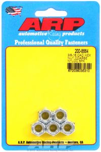 ARP Hardware - 3/8-16 cad coarse nyloc hex nut kit