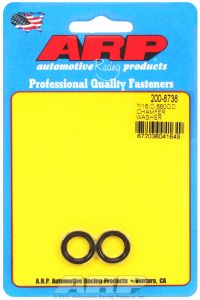 ARP Hardware - 7/16 ID .660 OD  chamfer black washers