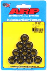 ARP Hardware - 3/8-24, 1/2 socket 12pt nut kit