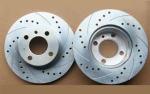 Vented Brake Rotors, Cross-drilled - E21 320i/323i Front