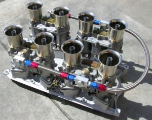 Frd V8 302, 4x48-IDA, Plenum for vacuum
