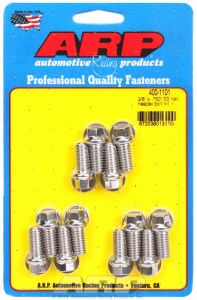 ARP Hardware - 3/8 x .750 SS hex header bolt kit