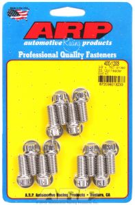 ARP Hardware - 3/8 x .750 drilled SS 12pt header bolt kit