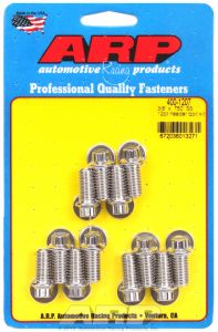 ARP Hardware - 3/8 x .750 SS 12pt header bolt kit