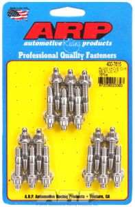 ARP Hardware - Cast alum covers SS 12pt valve cover stud kit, 16pc