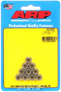 ARP Hardware - 1/4-28 SS 12pt nut kit