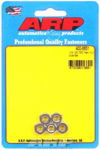 ARP Hardware - 1/4-20 SS coarse hex nut kit