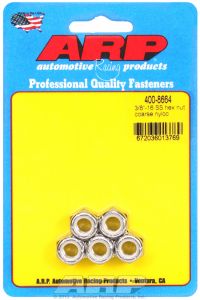 ARP Hardware - 3/8-16 SS coarse nyloc hex nut kit
