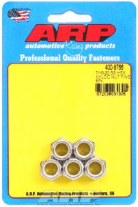 ARP Hardware - 7/16-20 SS fine hex nut kit