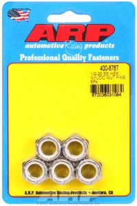 ARP Hardware - 1/2-20 SS fine nyloc hex nut kit