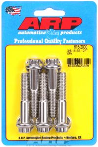 ARP Hardware - 3/8-16 x 2.000 12pt 7/16 wrenching SS bolts
