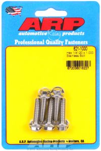 ARP Hardware - 1/4-20 x 1.000 hex SS bolts