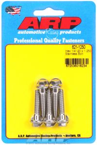 ARP Hardware - 1/4-20 x 1.250 hex SS bolts