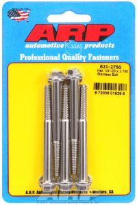 ARP Hardware - 1/4-20 x 2.750 hex SS bolts