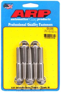 ARP Hardware - 7/16-14 X 2.500 hex 1/2 wrenching SS bolts