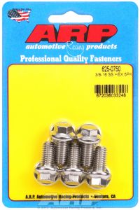 ARP Hardware - 3/8-16 x 0.750 hex 7/16 wrenching SS bolts