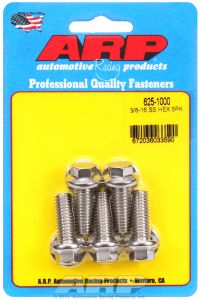 ARP Hardware - 3/8-16 x 1.000 hex 7/16 wrenching SS bolts