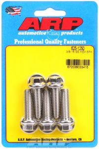 ARP Hardware - 3/8-16 x 1.250 hex 7/16 wrenching SS bolts
