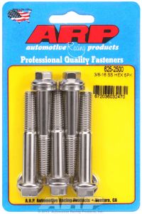 ARP Hardware - 3/8-16 x 2.500 hex 7/16 wrenching SS bolts