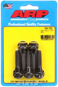 ARP Hardware - 3/8-16 x 1.500 12pt 7/16 wrenching black oxide bolts